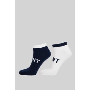 PONOŽKY GANT ANKLE SOCKS 2-PACK modrá 43/45