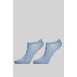 PONOŽKY GANT LYOCELL RIB LOW CUT SOCKS 2-PACK modrá 36/38