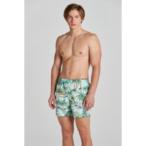 PLAVKY GANT HAWAII PRINT SWIM SHORTS modrá XXXL