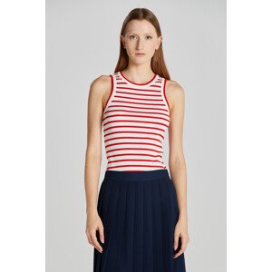 TRIČKO GANT STRIPED TANK TOP červená S