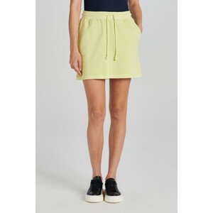 TEPLÁKOVÁ SUKŇA GANT REL MINI SUNFADED SKIRT zelená XL