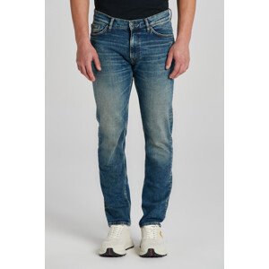 DŽÍNSY GANT SLIM VINTAGE WASH JEANS modrá 36/34