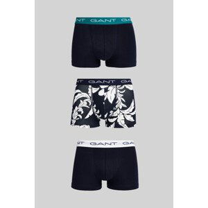 SPODNÁ BIELIZEŇ GANT PALM LEI PRINT TRUNK 3-PACK modrá XXXL