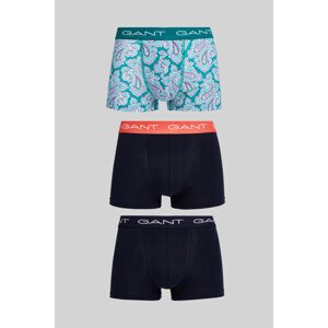 SPODNÁ BIELIZEŇ GANT PAISLEY PRINT TRUNK 3-PACK modrá M