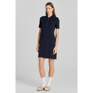 ŠATY GANT SLIM SHIELD SS PIQUE POLO DRESS modrá XXS