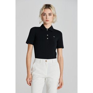 POLOKOŠEĽA GANT SLIM COT/ELA SS POLO čierna XS