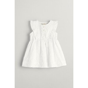 ŠATY GANT BRODERIE ANGLAISE FRILL DRESS biela 86