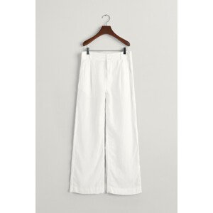 NOHAVICE GANT WIDE PLEATED LINEN PANTS biela 158/164