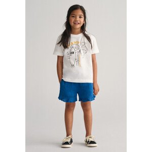 ŠORTKY GANT LINEN FRILL SHORTS modrá 122/128