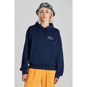 MIKINA GANT ARCH HOODIE modrá S