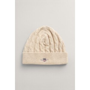 ČAPICA GANT SHIELD COTTON CABLE BEANIE hnedá None