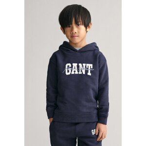 MIKINA GANT GANT ARCH SCRIPT HOODIE modrá 98/104