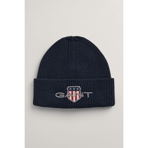 ČAPICA GANT ARCHIVE SHIELD BEANIE modrá L/XL