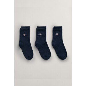 PONOŽKY 3-PACK GANT SHIELD SOCKS 3-PACK modrá 19/21