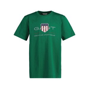 TRIČKO GANT ARCHIVE SHIELD SS T-SHIRT zelená 146/152