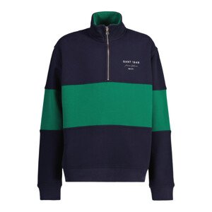 MIKINA GANT COLOR BLOCKED HALF ZIP SWEAT modrá 134/140