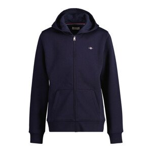 MIKINA GANT SHIELD ZIP HOODIE modrá 146/152