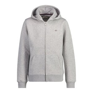 MIKINA GANT SHIELD ZIP HOODIE šedá 134/140