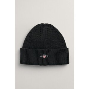 ČAPICA GANT SHIELD COTTON BEANIE čierna S/M