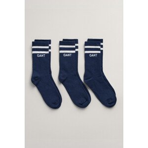 PONOŽKY 3-PACK GANT SPORT SOCKS 3-PACK modrá 34/36