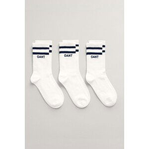 PONOŽKY 3-PACK GANT SPORT SOCKS 3-PACK biela 31/33