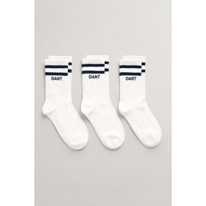 PONOŽKY 3-PACK GANT SPORT SOCKS 3-PACK biela 40/42