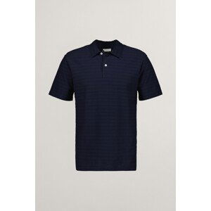 POLOKOŠEĽA GANT TEXTURED POLO modrá XXXL