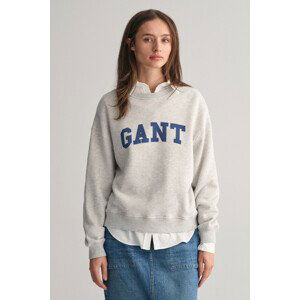 MIKINA GANT GRAPHIC C-NECK SWEAT šedá S