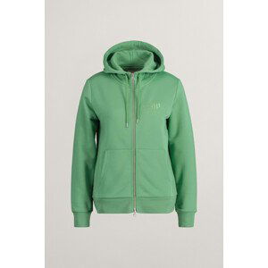 MIKINA GANT REG TONAL SHIELD ZIP HOODIE zelená L