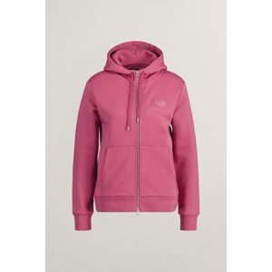 MIKINA GANT REG TONAL SHIELD ZIP HOODIE fialová XS