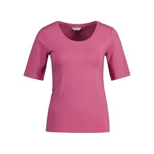 TRIČKO GANT SLIM COT/ELA SS SCOOP NECK TOP fialová XS