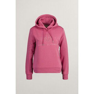 MIKINA GANT REG TONAL SHIELD HOODIE fialová XS