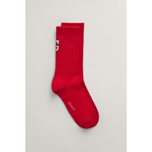 PONOŽKY GANT G GRAPHIC SPORT SOCKS červená 36/38