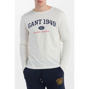 TRIČKO GANT O1. GANT 1949 LS T-SHIRT biela M