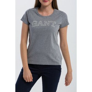 TRIČKO GANT ARCH LOGO CAPSLEEVE T-SHIRT šedá M