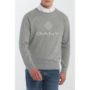 MIKINA D1. GANT LOCK UP C-NECK SWEAT šedá L