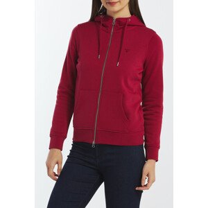 MIKINA GANT TONAL SHIELD FULL ZIP HOODIE červená M