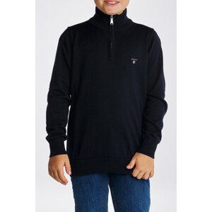 SVETER GANT D1. WEIGHT COTTON HALF ZIP modrá 158/164