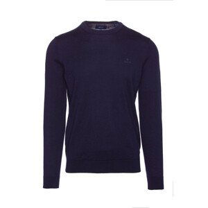 SVETER GANT D1. COTTON CASHMERE CREW modrá XL