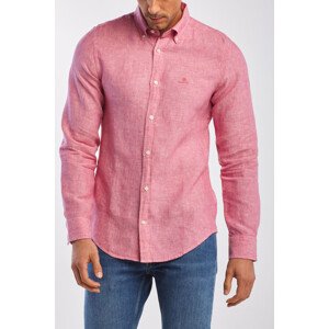 KOŠEĽA GANT THE LINEN SHIRT SLIM BD ružová L