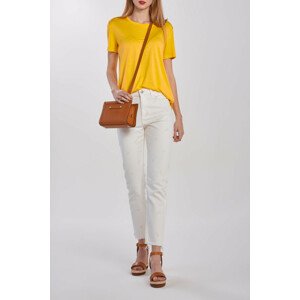 DŽÍNSY GANT D2. HW CROPPED EMBROIDERED JEANS biela 31