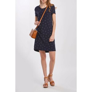 ŠATY GANT D1.CLASSIC SHIFT MICRO PRINT DRESS modrá 38