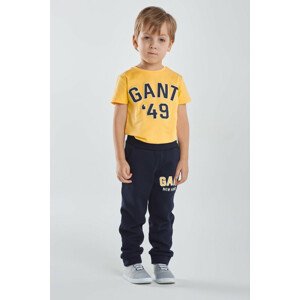 TEPLÁKY GANT D1. GANT LOGO SWEAT PANTS modrá 98/104