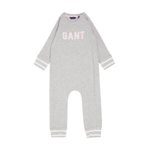 BODY GANT D1. GANT VARSITY SWEAT COVERALL šedá 68