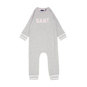 BODY GANT D1. GANT VARSITY SWEAT COVERALL šedá 74