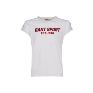 TRIČKO GANT D1. GANT SPORT SS T-SHIRT biela 122/128