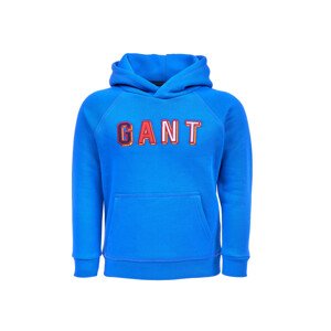 MIKINA GANT D1. 3D VARSITY HOODIE modrá 110/116