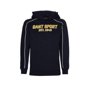 MIKINA GANT D1. GANT SPORT HOODIE modrá 134/140