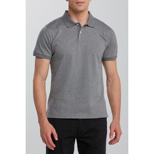 POLOKOŠEĽA GANT D1. MINI JACQUARD SS šedá XL