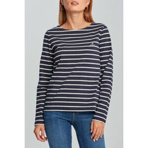 TRIČKO GANT BRETON STRIPE BOATNECK modrá XS